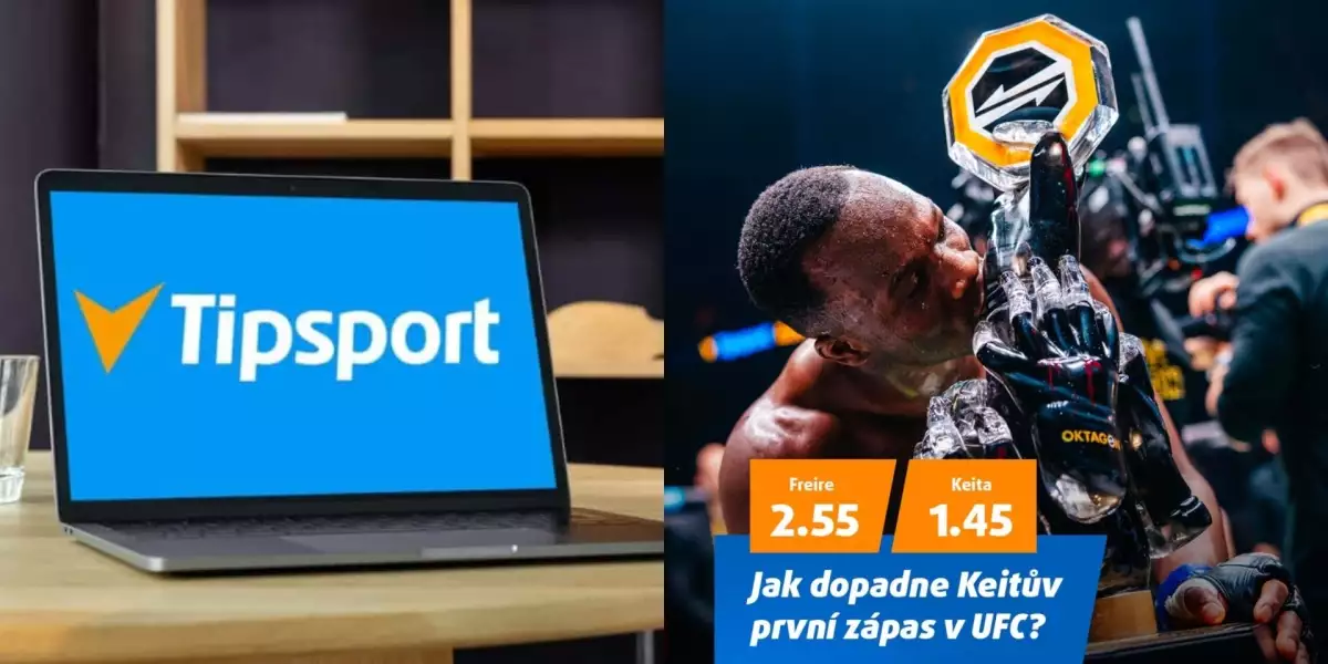 Vsaďte si s Tipsportem na bojové sporty a sledujte Loseneho Keitu v UFC