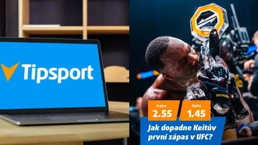 Vsaďte si s Tipsportem na bojové sporty a sledujte Loseneho Keitu v UFC