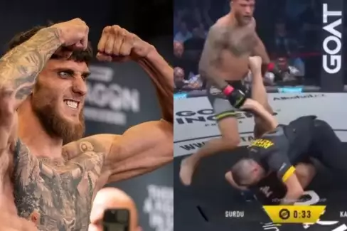 VIDEO: Drákula Surdu neměl slitování a Kalašnika tvrdě ukončil