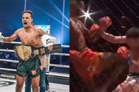 VIDEO: Koleno z pekla! Neporažený talent předvedl brutální ukončení