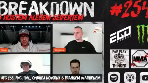 BREAKDOWN - UFC 328, FNC, PML, Ondřej Novotný s Frankem Warrenem