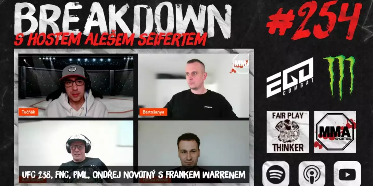 BREAKDOWN - UFC 328, FNC, PML, Ondřej Novotný s Frankem Warrenem