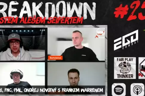 BREAKDOWN - UFC 328, FNC, PML, Ondřej Novotný s Frankem Warrenem