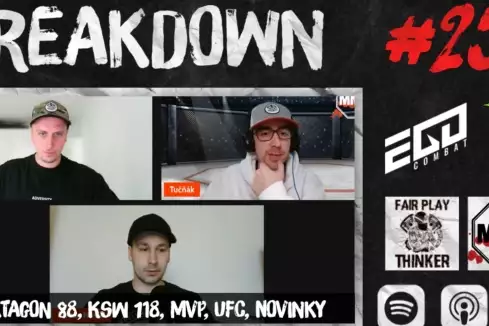BREAKDOWN 255: OKTAGON 88, KSW 118, MVP, UFC, Novinky