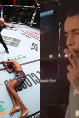 Co když jsou tajemstvím cigarety? UFC elita reaguje na další KO Carlose Pratese