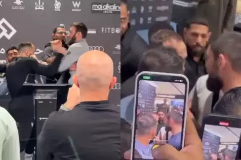 VIDEO: Týmový kolega napaden! Šampion Chimaev musel zažehnat velký konflikt