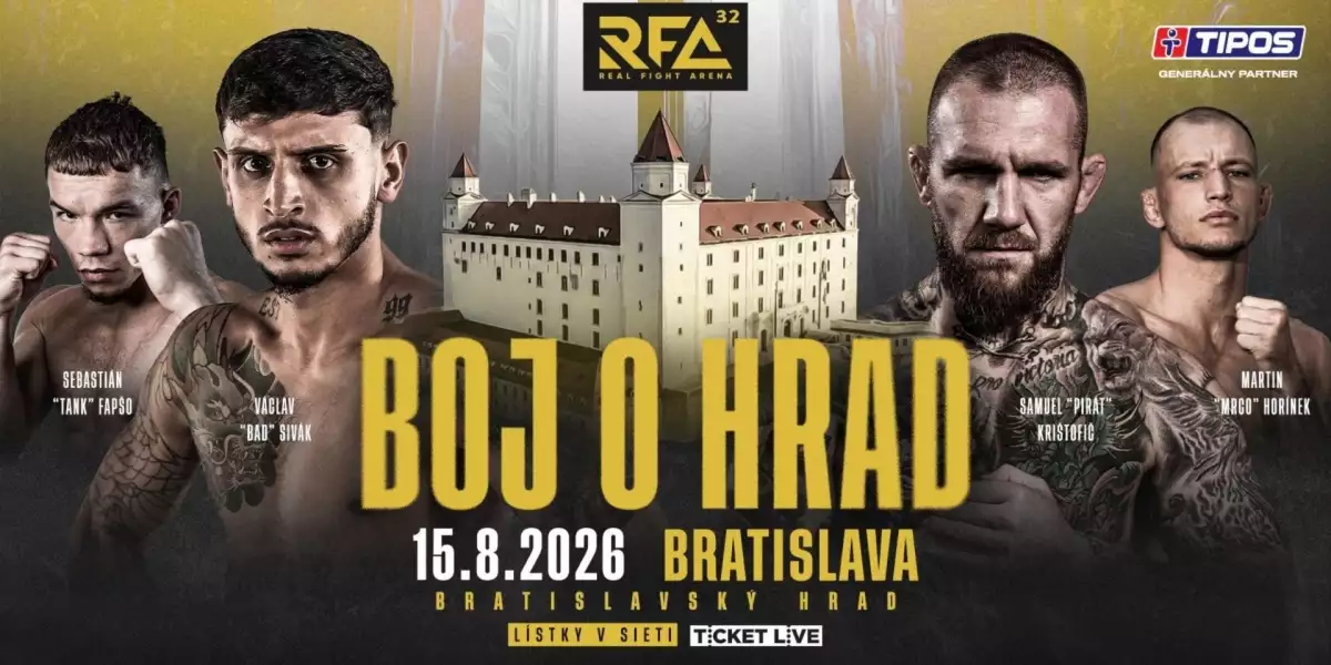 Velká změna na RFA 32! Oblíbený bojovník na Bratislavském hradě nenastoupí