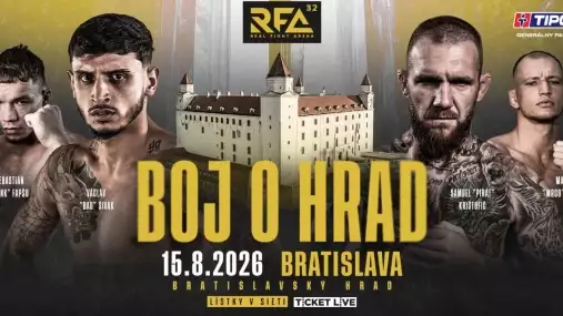 Velká změna na RFA 32! Oblíbený bojovník na Bratislavském hradě nenastoupí