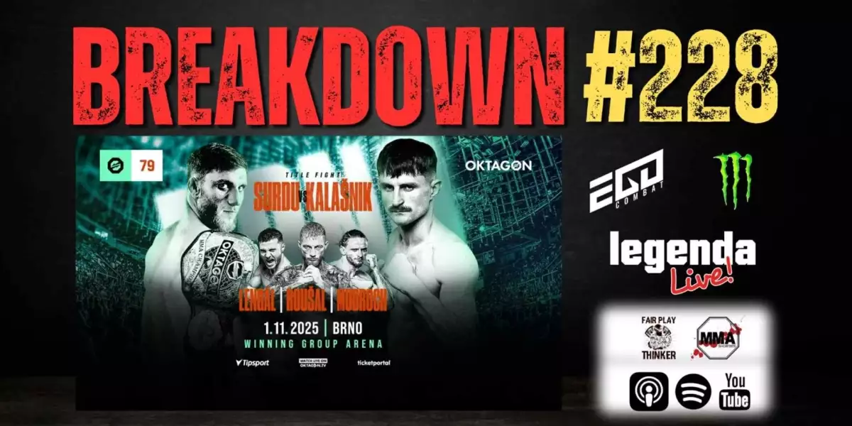 BREAKDOWN - OKTAGON 79, UFC, Monika Chochlíková v Karate Combat