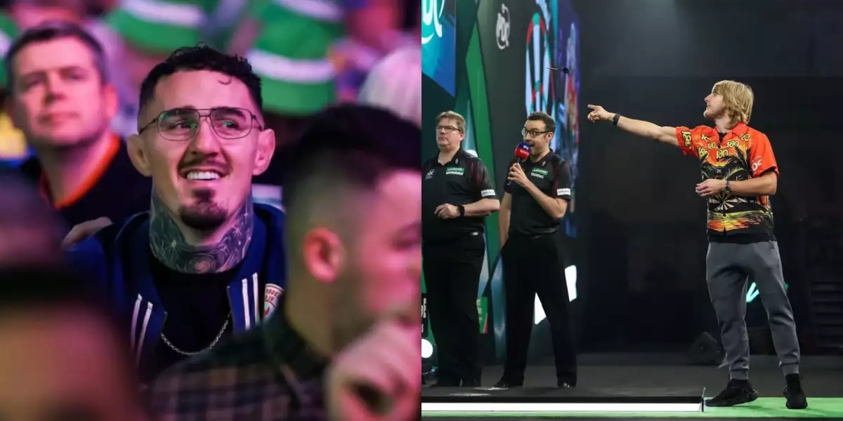 VIDEO: Hvězdy UFC se představily na Mistrovství světa v šipkách! Jak si vedl Pimblett?