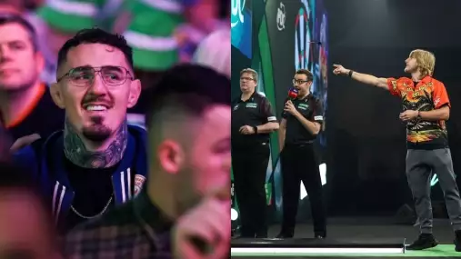 VIDEO: Hvězdy UFC se představily na Mistrovství světa v šipkách! Jak si vedl Pimblett?