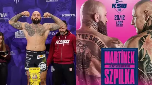 KSW 113 - Jak si na oficiálním vážení vedl Černovous Michal Martínek?