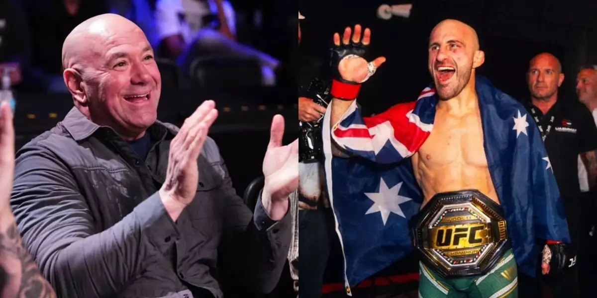 Dana White nadšeně velebí železného šampiona Volkanovskiho