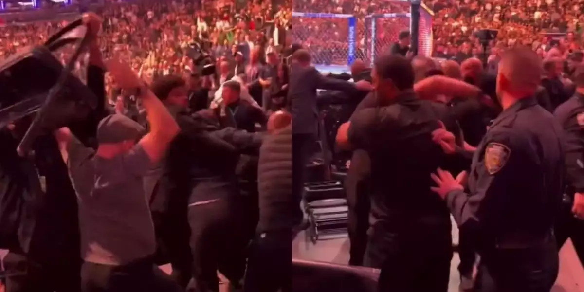VIDEO: Divoké scény na turnaji UFC! Mezi fanoušky vypukla hromadná bitka