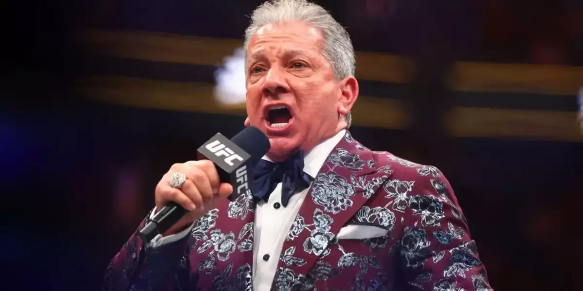 Oblíbený Bruce Buffer reaguje na mega UFC akci v Bílém domě
