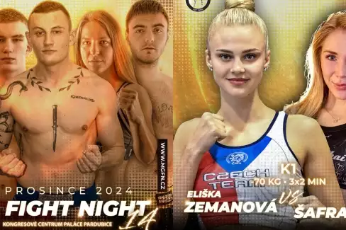 MG FIGHT NIGHT 14: Macháček, Beran nebo Zemanová v akci!