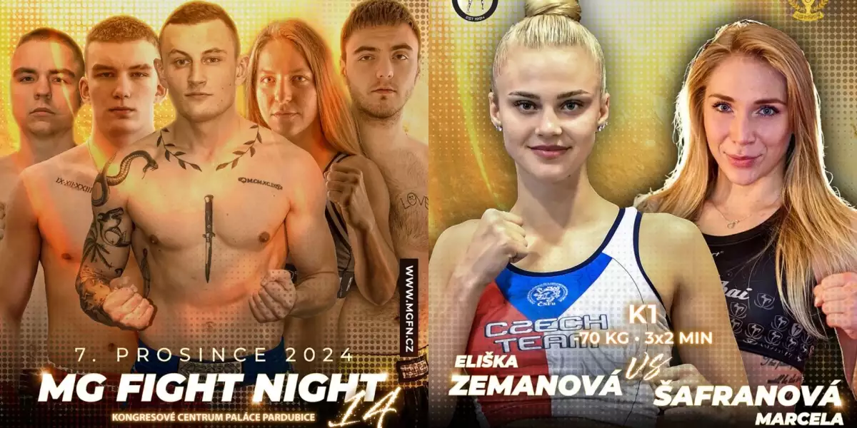 MG FIGHT NIGHT 14: Macháček, Beran nebo Zemanová v akci!