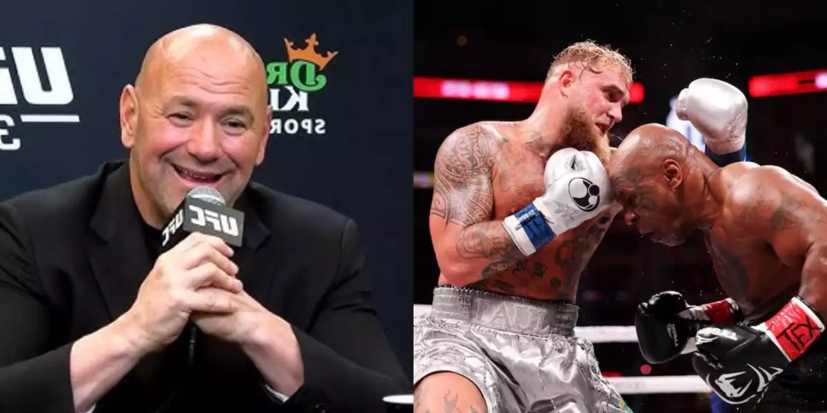 Dana White reaguje na zápas kamaráda Tysona s marným Jakem Paulem