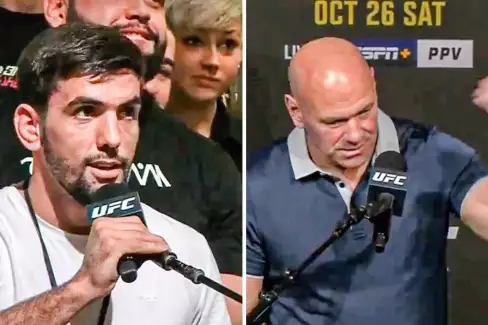 Líná huba, holé neštěstí! Bojovník si na tiskovce řekl o šanci a Dana White neváhal