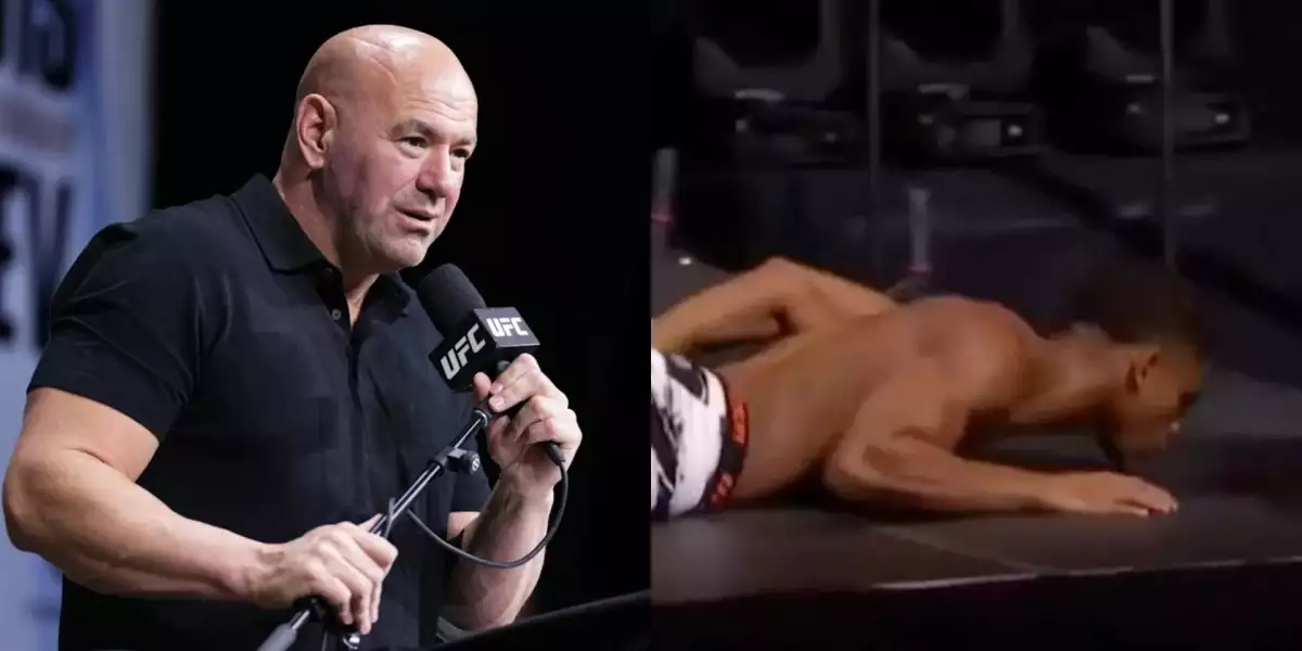 Dana White reaguje na děsivý kolaps na oficiálním vážení před UFC 324