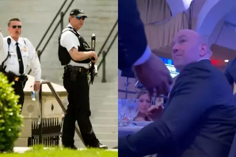 VIDEO: Podívejte se, jak po střelbě probíhala evakuace šéfa UFC