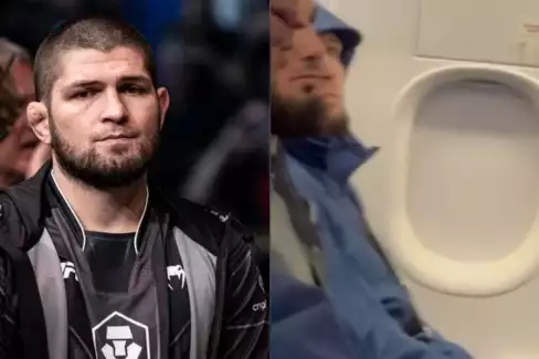 VIDEO: Problemový Nurmagomedov byl vyveden z letadla po sporu s posádkou