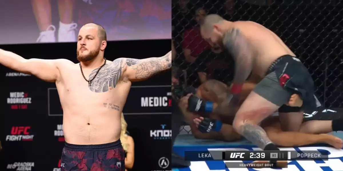VIDEO: Pekelný kop na tělo a konec! Alexander Poppeck v UFC narazil