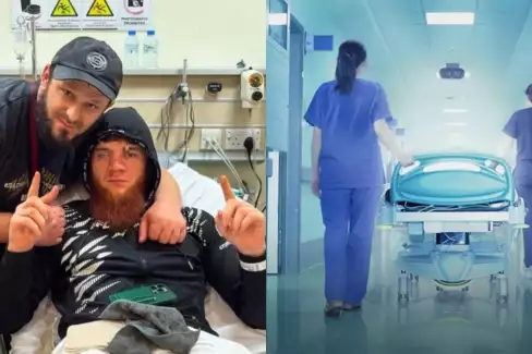 Tři bojovníci museli být převezeni do nemocnice, včetně zraněného Magomedova