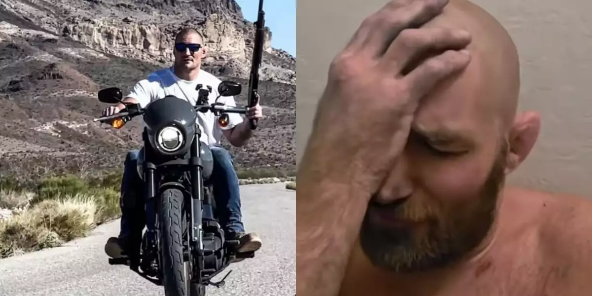 Blázen jel bez chráničů! Šampion Strickland měl ošklivou nehodu na motorce