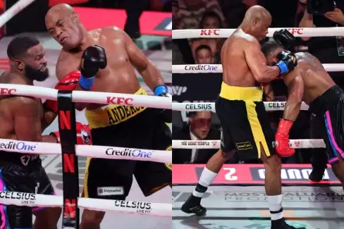 VIDEO: 50letý Anderson Silva neměl s Tyronem Woodleym slitování!