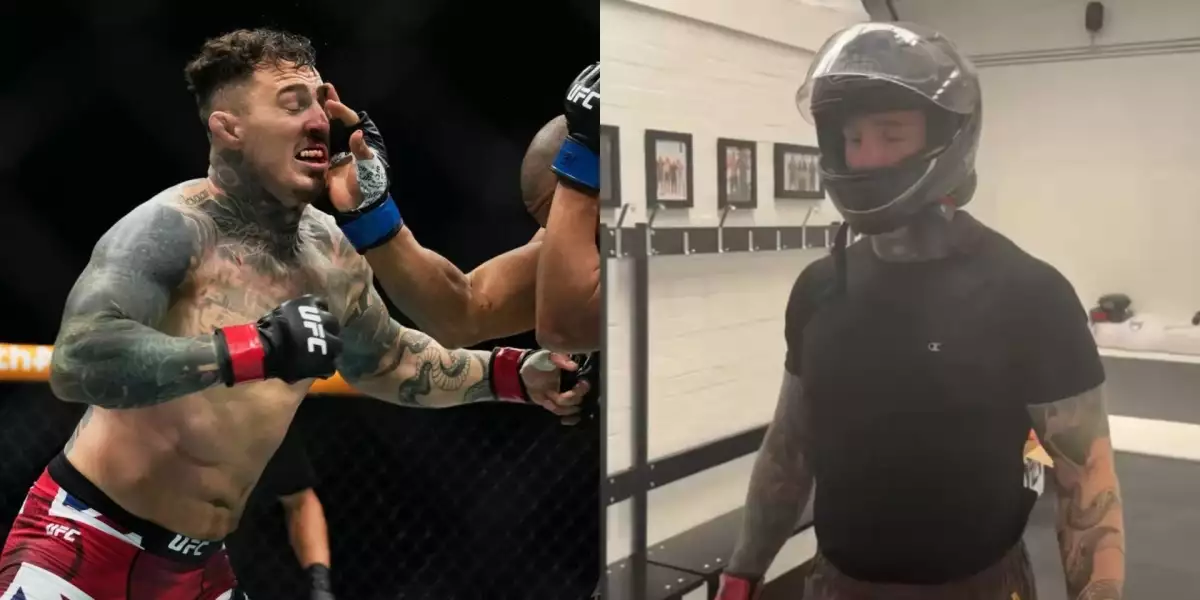 VIDEO: Šampion Tom Aspinall zahájil přípravu na faulujícího Ganea