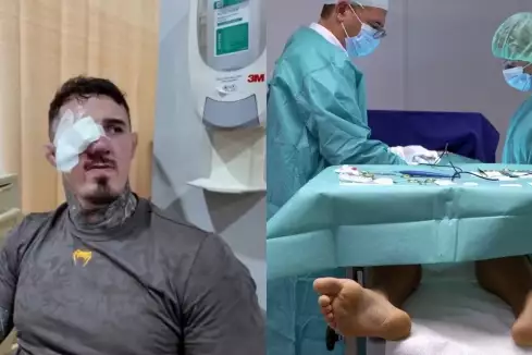 Radši koule než oči? Šampion Aspinall popsal bolestivou operaci