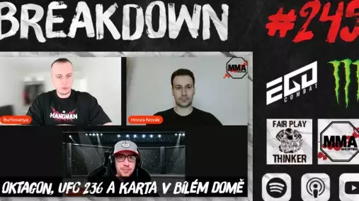BREAKDOWN 245 - OKTAGON 85, UFC 236, Novinky