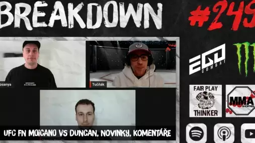  BREAKDOWN - UFC FN: Moicano vs Duncan, Komentáře, Novinky