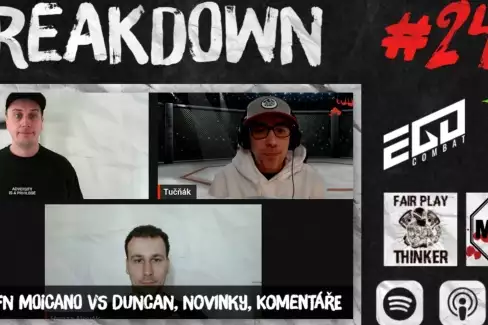 BREAKDOWN - UFC FN: Moicano vs Duncan, Komentáře, Novinky