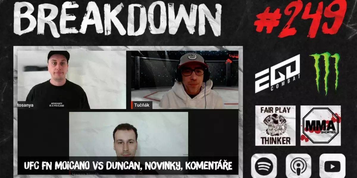  BREAKDOWN - UFC FN: Moicano vs Duncan, Komentáře, Novinky