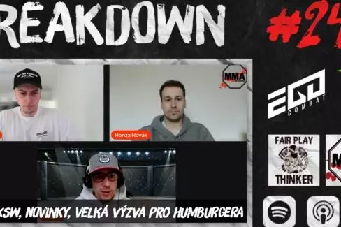 BREAKDOWN 246 - UFC, KSW, Novinky, Velká výzva pro Humburgera!