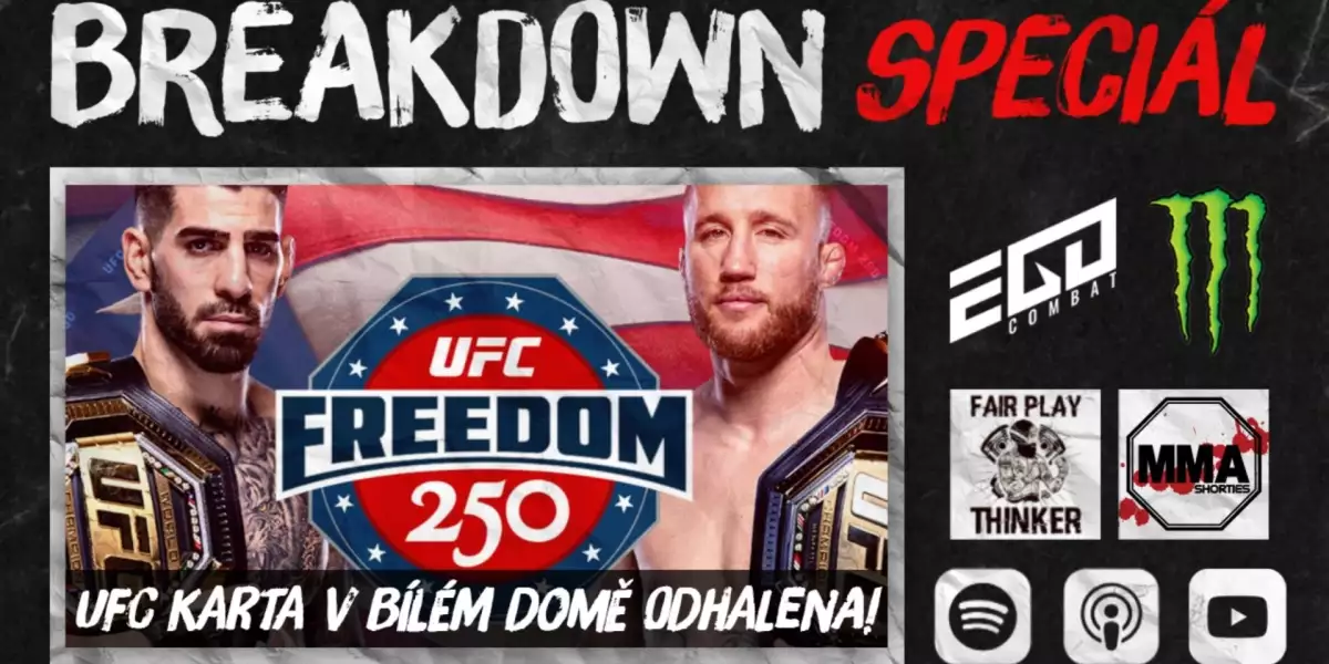BREAKDOWN SPECIÁL - Zklamání? UFC karta v Bílém domě odhalena!