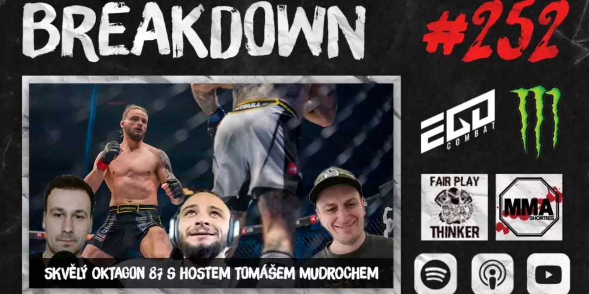 BREAKDOWN - OKTAGON 87 s hostem Tomášem Mudrochem, který zatopil Hálovi