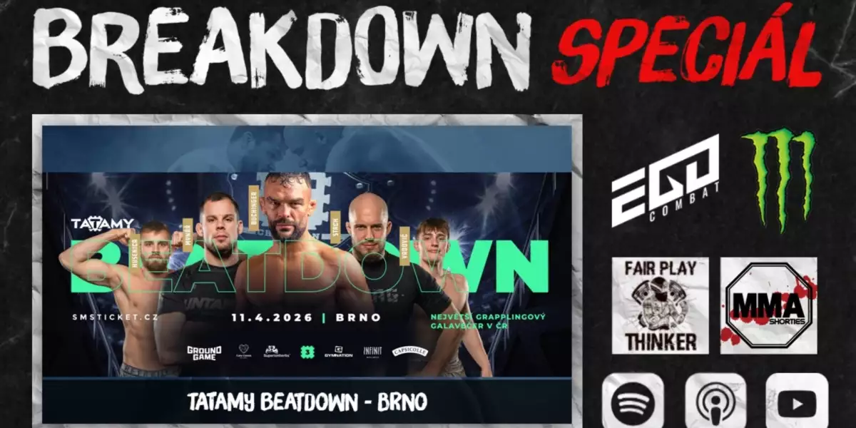 BREAKDOWN Grappling: TATAMY, nejšílenější zranění v grapplingu a Dohnal vs Klein