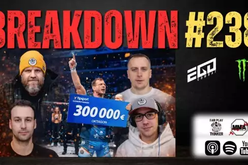 BREAKDOWN: OKTAGON 300 000 € pro Jotka / Pekelná ukončení na KSW
