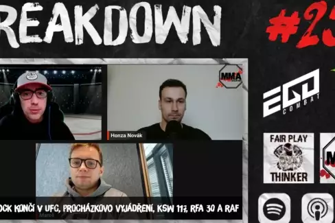 BREAKDOWN - Shem Rock končí v UFC, Procházkovo vyjádření, KSW 117, RFA 30