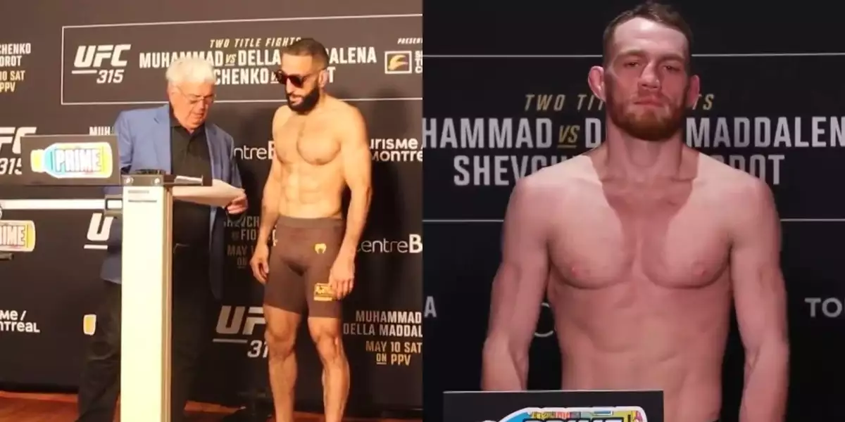 UFC 315: Vážení mělo velkého hříšníka a komisař nepoznal šampiona Muhammada