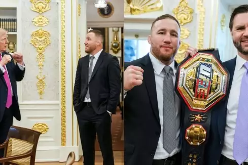 Justin Gaethje zamířil do Oválné pracovny! Takhle ho přivítal prezident Trump