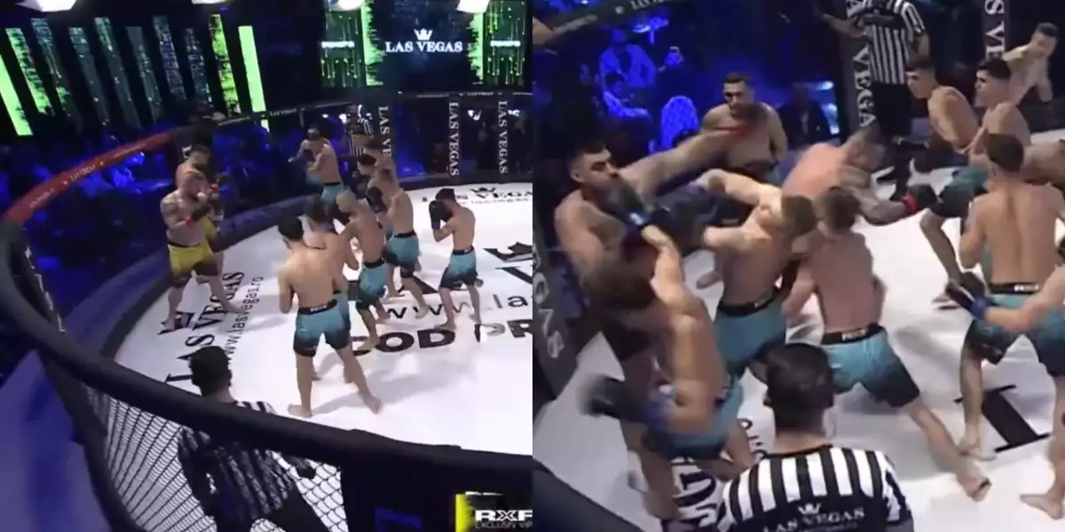 VIDEO: Dva těžkotonážníci vs deset amaterů! Jak dopadla bizarní podívaná?