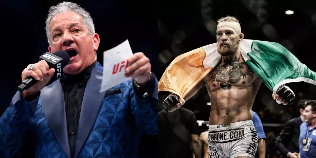 Bruce Buffer vysvětlil, proč je McGregor stále největší hvězdou UFC