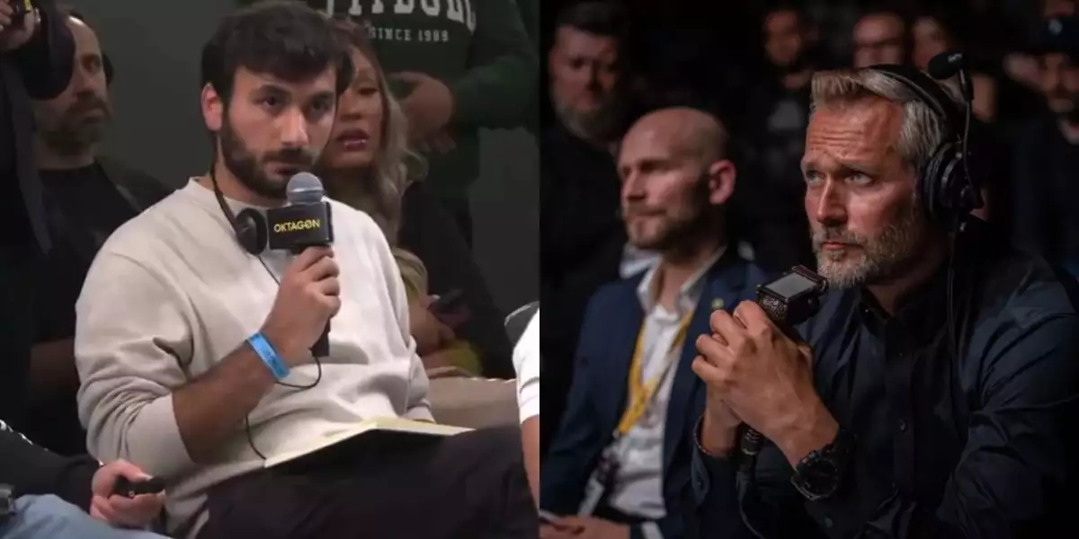 Proč na OKTAGON tiskové konferenci padl nečekaný politický dotaz?