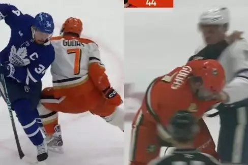 VIDEO: Gudas přijal trest! Po brutálním faulu si nechal v NHL nařezat