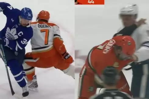 VIDEO: Gudas přijal trest! Po brutálním faulu si nechal v NHL nařezat