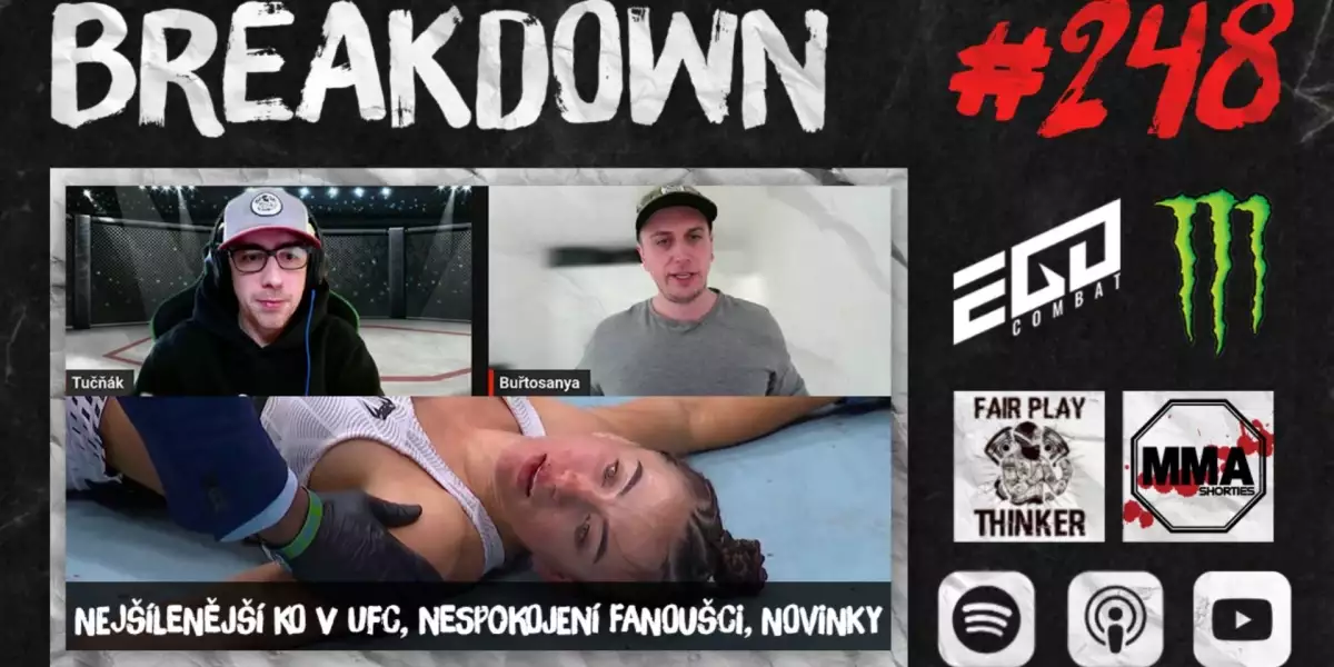 BREAKDOWN 248: Nejšílenější KO v UFC, Nespokojení Fanoušci, Novinky